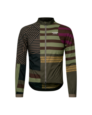 Pas Normal Studios Mechanism Stow Away Jacket - AOP International Green