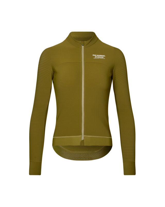 Pas Normal Studios Womens Essential L Long Sleeve Jersey - Khaki Green 