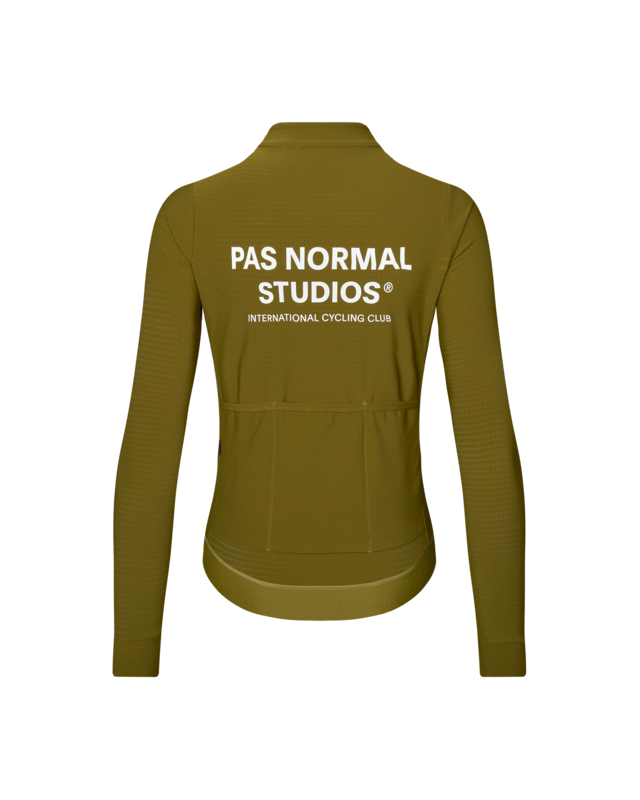 Pas Normal Studios Womens Essential L Long Sleeve Jersey - Khaki Green 