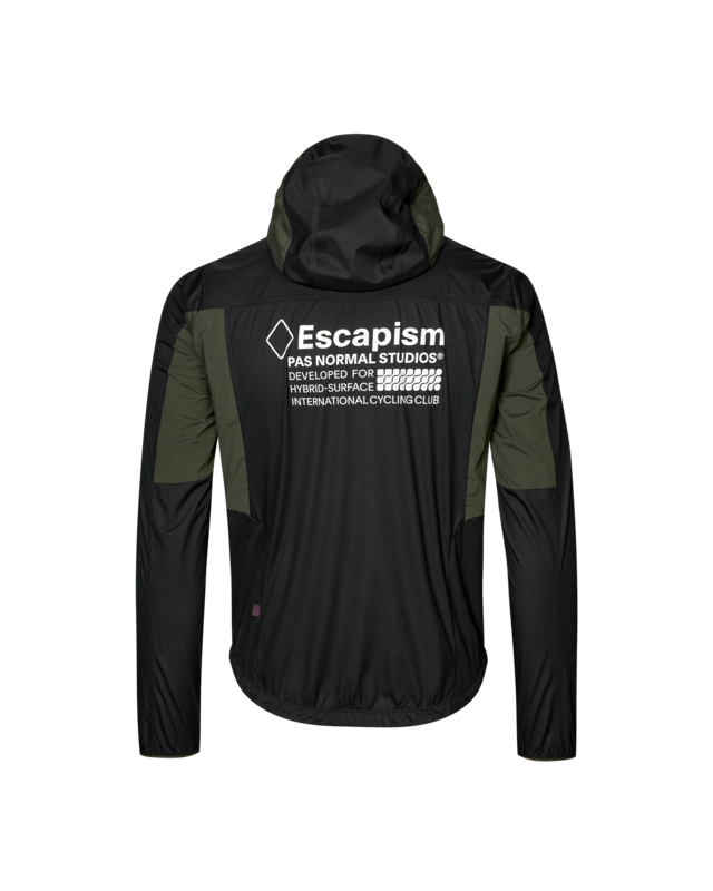 Pas Normal Studios Escapism Hooded M Lightweight Jacket - Black 