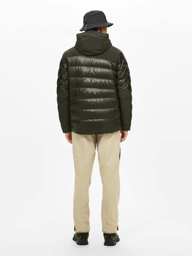 Klättermusen Rå Hood Jacket Herre M Dark Dusty Green 