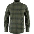 Fjällräven ÖVik Flannel Shirt M L Laurel Green-Indigo Blue