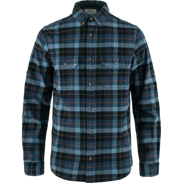 Fjällräven Singi Heavy Flannel Shirt M M Dark Navy-Indigo Blue 