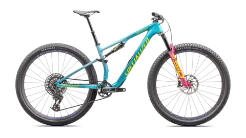 Specialized Epic 8 Pro - XO T-Type - S Lagoon Blue/Liquid Metal/Yellow - Demo