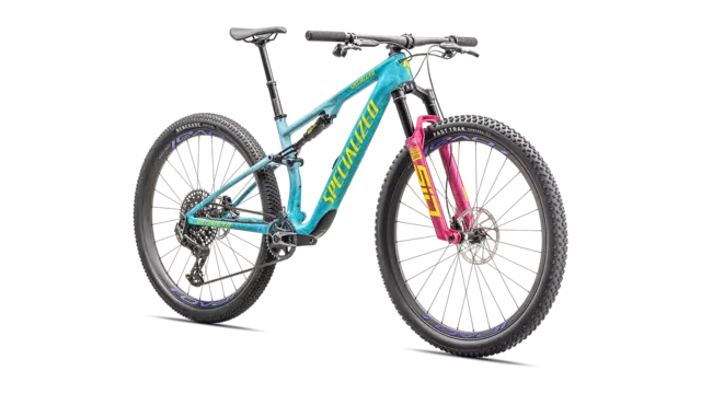 Specialized Epic 8 Pro - XO T-Type - S Lagoon Blue/Liquid Metal/Yellow - Demo 