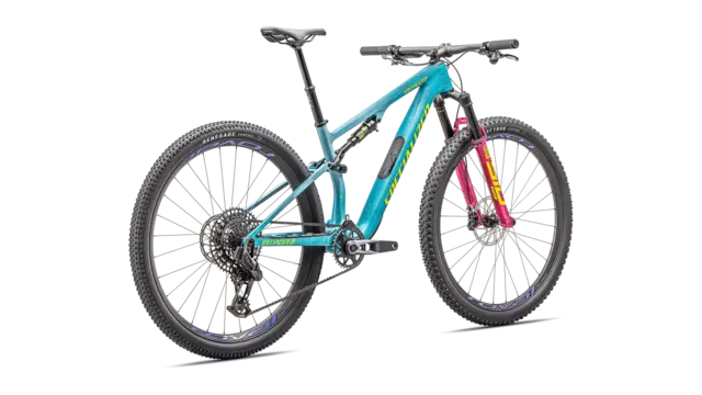 Specialized Epic 8 Pro - XO T-Type - S Lagoon Blue/Liquid Metal/Yellow - Demo 