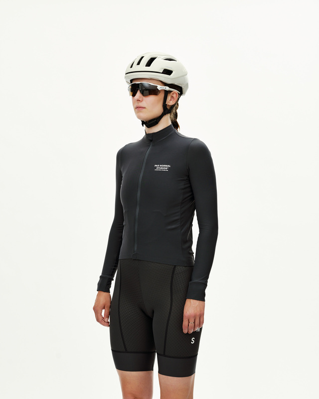 Pas Normal Studios Womens Mechanism M Long Sleeve Jersey - Dark Navy/Grey 