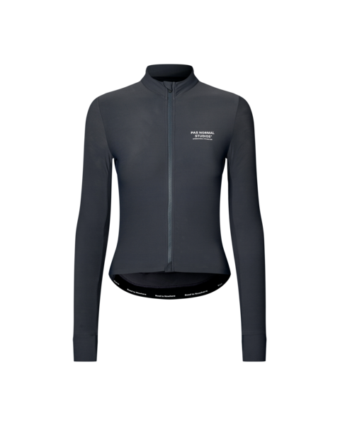 Pas Normal Studios Womens Mechanism Long Sleeve Jersey - Dark Navy/Grey