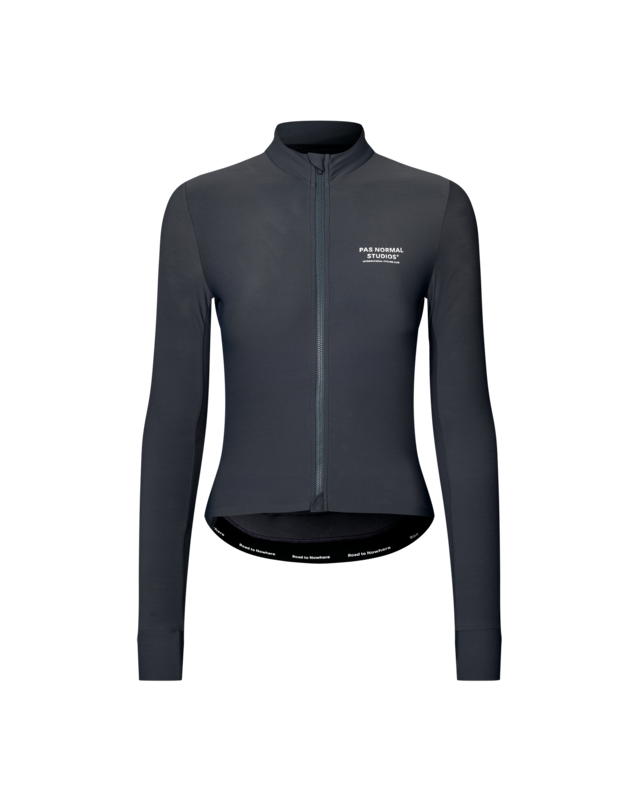 Pas Normal Studios Womens Mechanism M Long Sleeve Jersey - Dark Navy/Grey 
