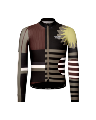 Pas Normal Studios Mechanism Long Sleeve Jersey - AOP International Olive
