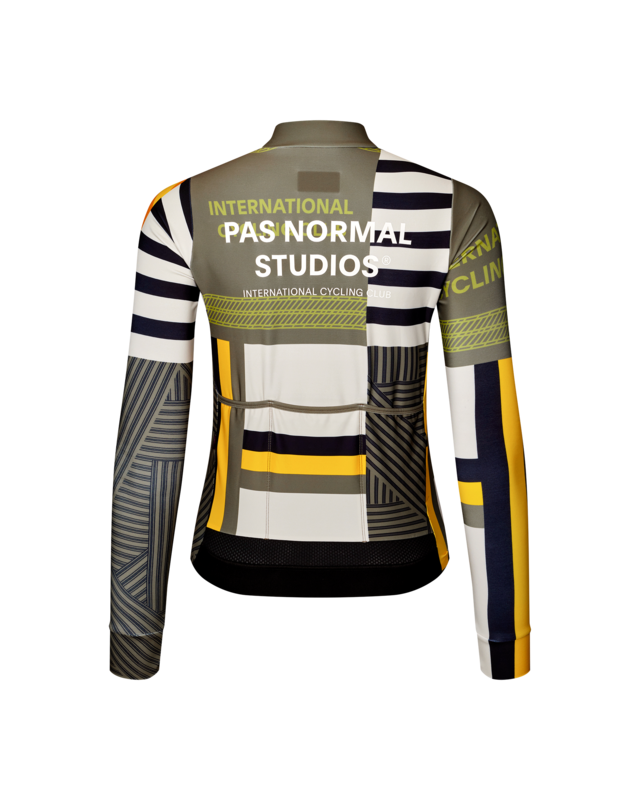 Pas Normal Studios Womens Mechanism XS Long Sleeve Jersey - AOP Int. Sand 