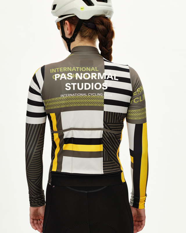 Pas Normal Studios Womens Mechanism XS Long Sleeve Jersey - AOP Int. Sand 