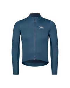 Pas Normal Studios Mechanism Thermal M Long Sleeve Jersey 2.0 - Denim Blue