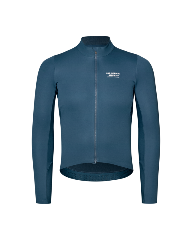 Pas Normal Studios Mechanism Thermal M Long Sleeve Jersey 2.0 - Denim Blue 