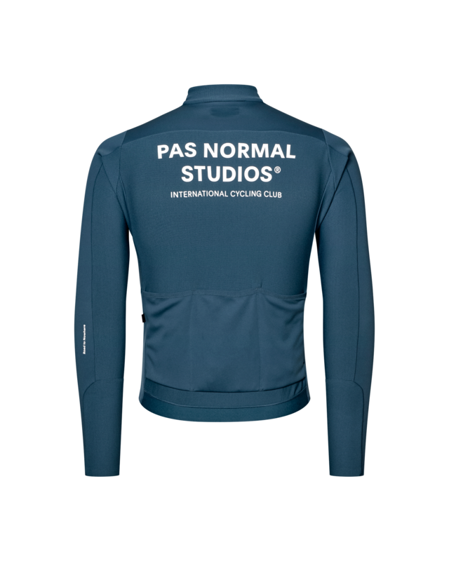 Pas Normal Studios Mechanism Thermal M Long Sleeve Jersey 2.0 - Denim Blue 