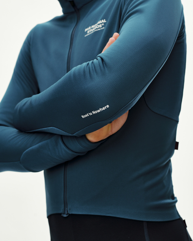 Pas Normal Studios Mechanism Thermal M Long Sleeve Jersey 2.0 - Denim Blue 