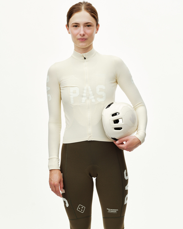 Pas Normal Studios PAS Womens Mechanism Long Sleeve Jersey - Sand S 