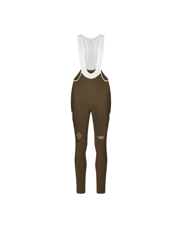 Pas Normal Studios Womens PAS S Mechanism Thermal Long Bibs - Dark Earth 