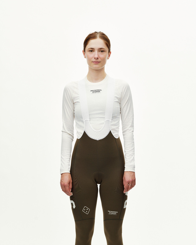 Pas Normal Studios Womens PAS S Mechanism Thermal Long Bibs - Dark Earth 