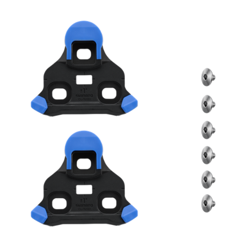 Shimano SPD-SLR Cleats - Blue 2 Degrees Float 