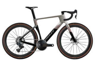 Ridley Kanzo FAST 2.0 - Force XPLR E1 Autumn Grey / Black / Candy Red Metallic