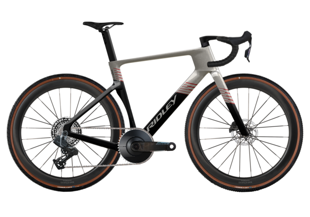 Ridley Kanzo FAST 2.0 - Force XPLR E1 Autumn Grey / Black / Candy Red Metallic
