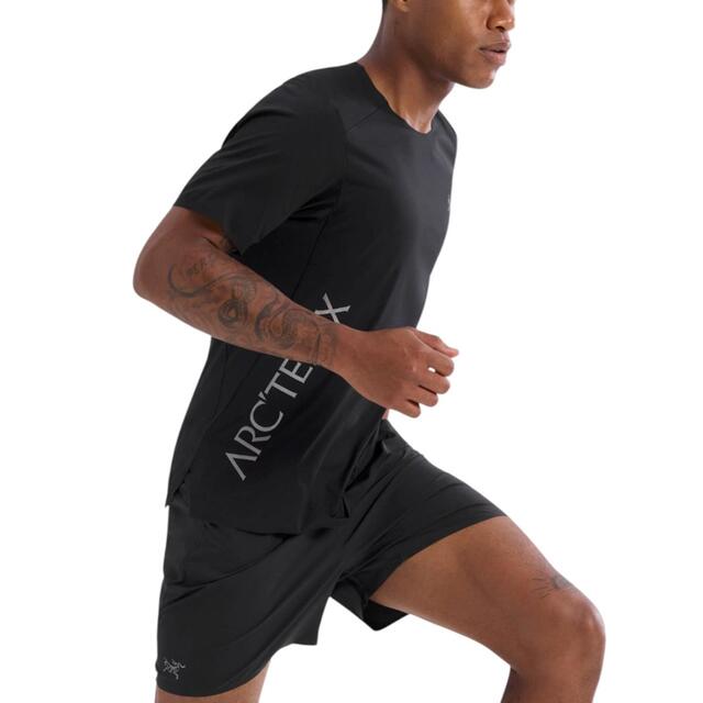 Arcteryx NORVAN DOWNWORD LOGO SS Black - Menn 