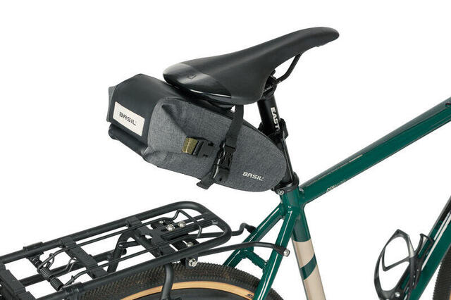Basil Navigator Storm Seteveske Grå, 1.5l, Vanntett 