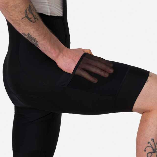 Rapha Men's Brevet Element Bib Shorts XS Black/Black 