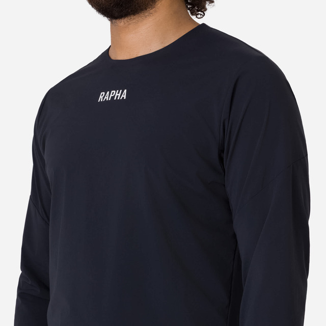 Rapha Trail Finale Windblock S Jersey - Black/White 