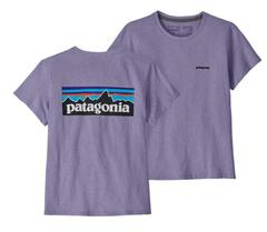 Patagonia W&#180;S P-6 Logo Responsibili-Tee Cnpl Concrete Purple