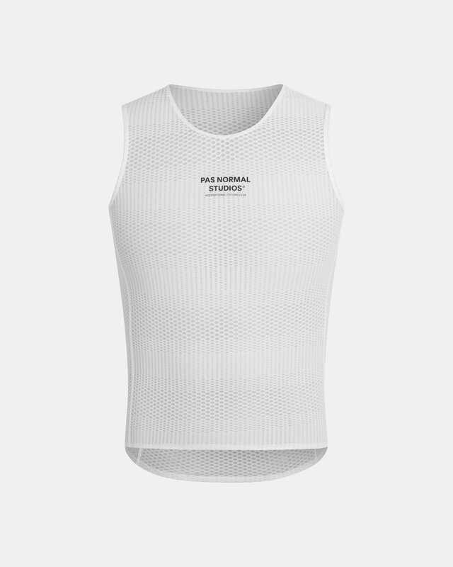 Pas Normal Studios Mechanism Pro Sleeveless Base Layer - White
