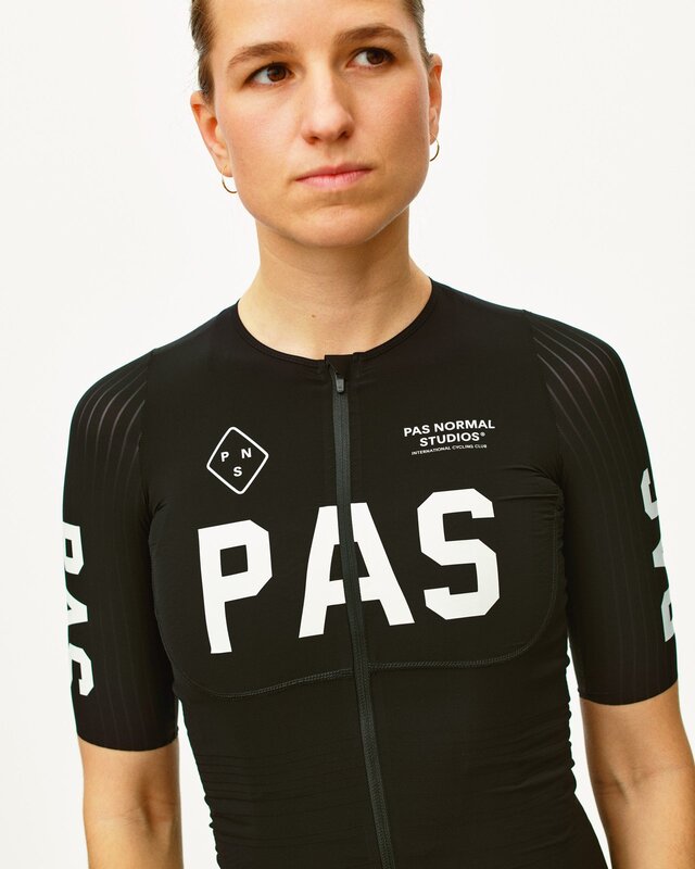 Pas Normal Studios Womens PAS S Mechanism Pro Jersey - Black/White 