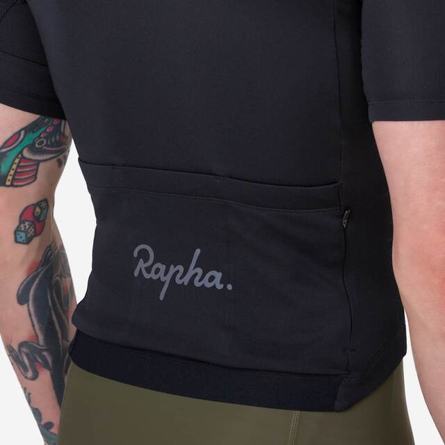Rapha Men's Brevet Element Jersey S Black/Grey 