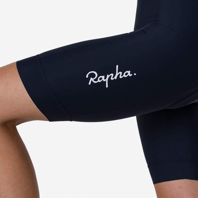 Rapha Women's Core Bib Shorts S 25 - Dark Navy/White 