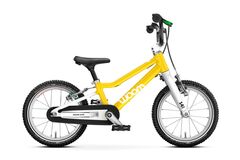 Woom Go 2 14&quot; Yellow 5,3kg, 3-4,5 &#229;r, 95-110cm