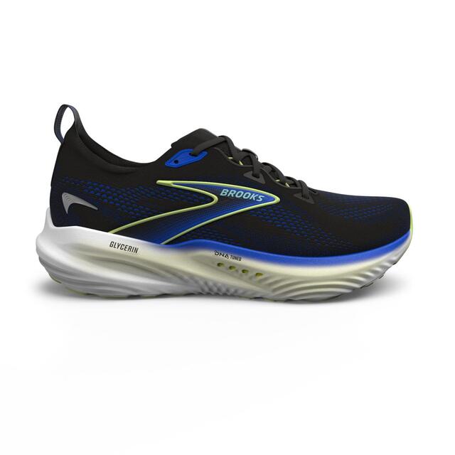 Brooks Glycerin 22 10 Black/Cobalt/Neo Yellow 