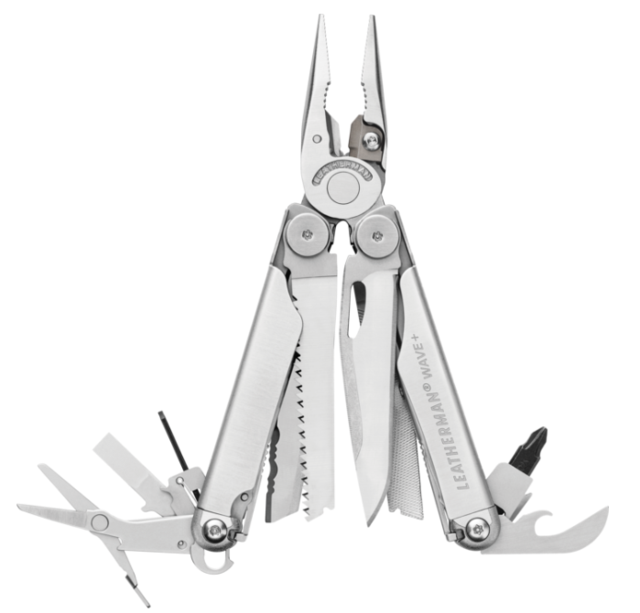 Leatherman Wave+  Multiverktøy Stainless 