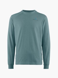 Kl&#228;ttermusen Root Logo LS Tee M&#39;s Frost Green