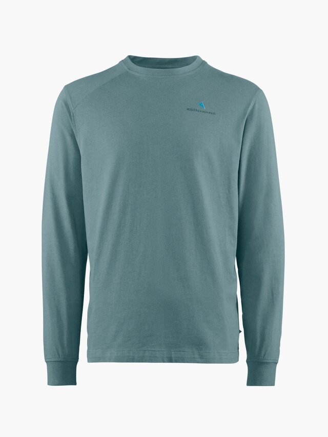 Klättermusen Root Logo LS Tee M's S Frost Green 