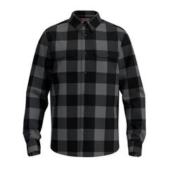 Fj&#228;llr&#228;ven &#214;Vik Heavy Flannel Shirt L Black-Grey
