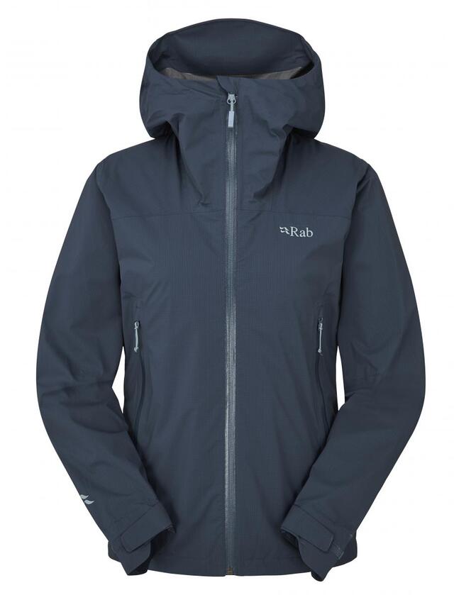 Rab Downpour Light Jacket Wmns 12 Tempest Blue 