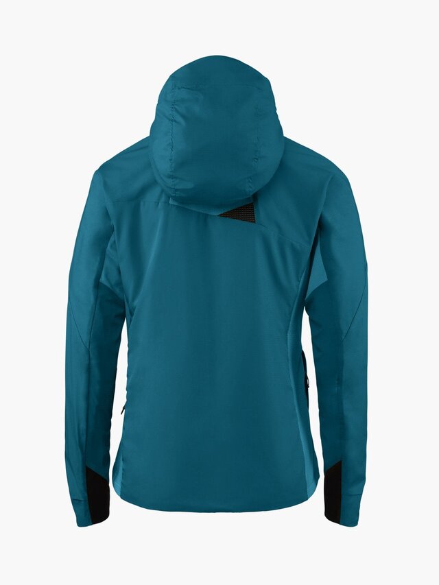 Klättermusen Gondul Hood Jacket Dame M Deep Sea 
