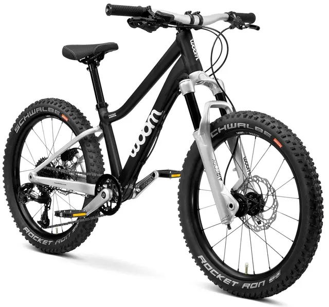 Woom OFF Air 4 20" Barnesykkel - Black 9,0 kg, 6-8 år, 118-130cm 