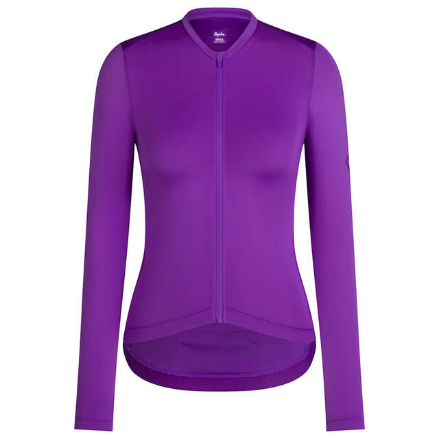 Rapha Women's Pro Team Long Sleeve XS Lightweight Jersey - Royal Liliac 