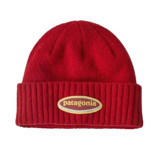 Patagonia Brodeo Beanie Olrd Oval Logo: Amanita Red