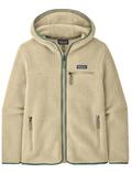 Patagonia W&#180;S Retro Pile Hoody L Ntle Natural W/Ellwood Green
