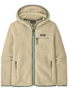 Patagonia W&#180;S Retro Pile Hoody M Ntle Natural W/Ellwood Green