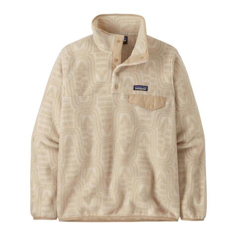 Patagonia W&#180;S Lw Synch Snap-T P/O Fldo Flow: Dyno White