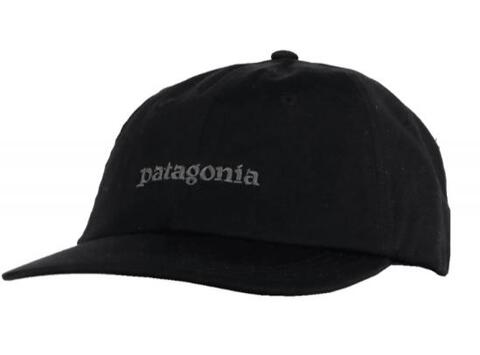 Patagonia Fitz Roy Icon Trad Cap Tlib Text Logo: Ink Black 